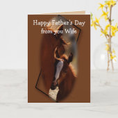 騎父の日の妻の交代から任意の場所 カード (黄色い花)