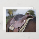 騎馬の鞍 ポストカード (正面/裏面)