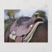 騎馬の鞍 ポストカード (正面)