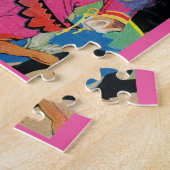 騎馬中世の騎士 ジグソーパズル (側面)