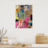 騎馬中世の騎士 ポスター (キッチン)