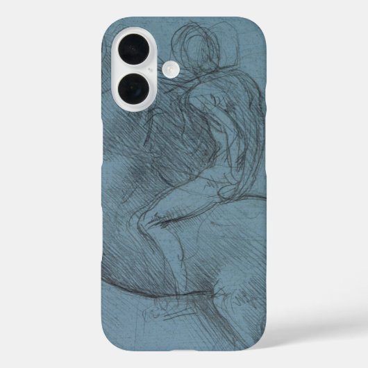 騎馬像の研究（下絵） by レオナルド・ダ・ヴィンチ Case-Mate iPhoneケース (裏面)
