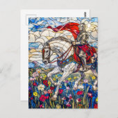 騎馬武者騎士 ポストカード (正面/裏面)