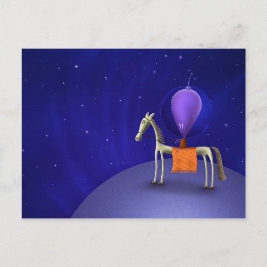 騎馬者 ポストカード (正面)