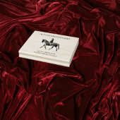 騎馬騎手 ラバースタンプ