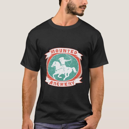 騎馬騎馬射手 Tシャツ (正面)