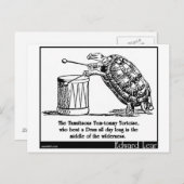 騒々しいトム・トミー・亀 ポストカード (正面/裏面)