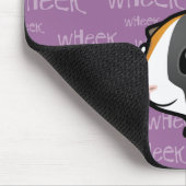 騒々しいモルモット(滑らかな毛) マウスパッド (コーナー)