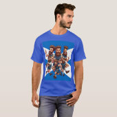 騒々しいラグビー・スクワッドの友情 Tシャツ (正面フル)