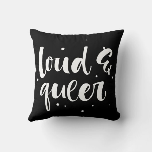 騒々しい同性愛者 クッション (裏面)