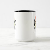 騒々しい同性愛者|水彩ハート マグカップ (中央)