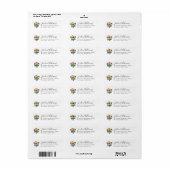 騒々しい同性愛者|水彩ハート ラベル (フルシート)