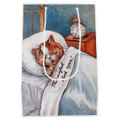 騒々しい目覚まし時計、ルイワーイン ミディアムペーパーバッグ (裏面)