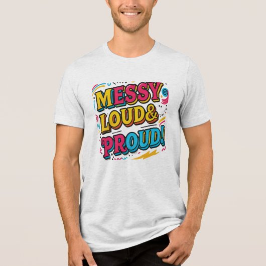 「騒々しい誇りを持った音で」 トライブレンドＴシャツ (正面)