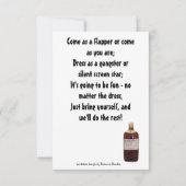 騒々しい20の禁止テーマ 招待状 (裏面)