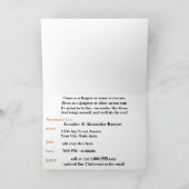 騒々しい20代テーマ衣装パーティー 招待状 (内部)