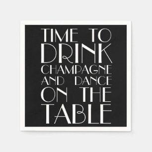 騒々しい20代ナプキン スタンダードカクテルナプキン