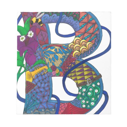 騒々しいB ノートパッド (正面)