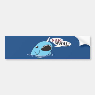 騒々しいNarwhal バンパーステッカー