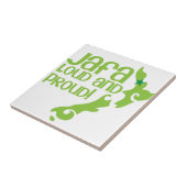 騒々しく、誇りを持ったなJAFA! (ニュージーランドオークランド) タイル (側面)