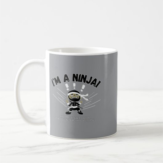 騒がしい忍者の子供たち コーヒーマグカップ (左)