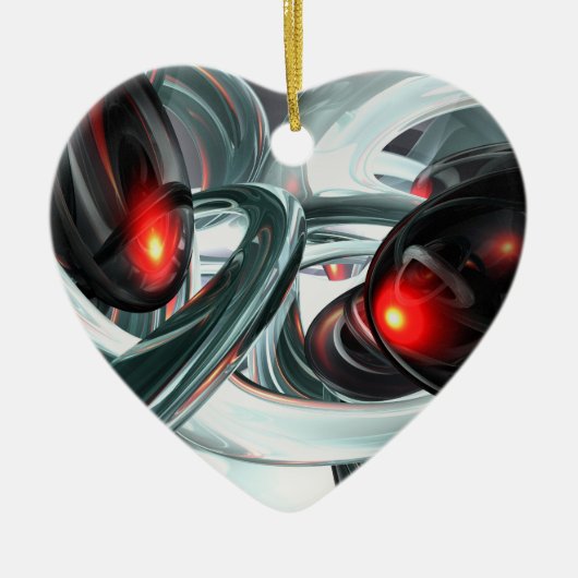 騒ぎの抽象芸術のオーナメント セラミックオーナメント (正面)