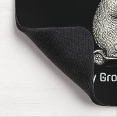 騒ぎを起こしにオフ Funny Silly Groundhog Sco マウスパッド (コーナー)