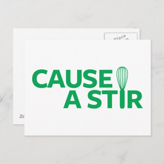 騒動を引き起こす ポストカード (正面/裏面)