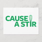 騒動を引き起こす ポストカード (正面)