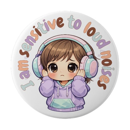 騒音に敏感であるバッジ ピン 感覚バッジ