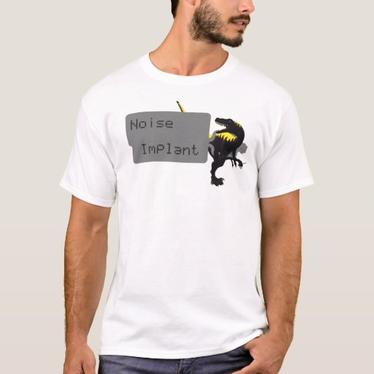 騒音のインプラントディーノのティー Tシャツ (正面)