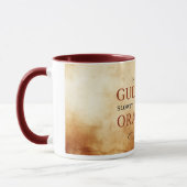 騙されやすいゆっくり言えば、オレンジのような音がします マグカップ (左)