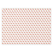 驚いたおもしろい雄鶏 – おもしろいファーム テーブルクロス (正面(横))