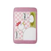 驚いたか？ バスマット (正面縦)