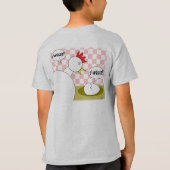 驚いたか？ Tシャツ (裏面)