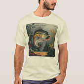 驚いたバスフィッシュ Tシャツ (正面)