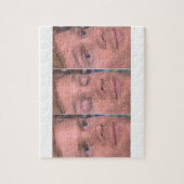 驚いたホワイトガイ点滅反応ミームつる植物 ジグソーパズル (縦)