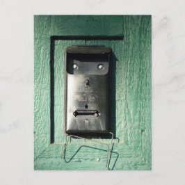 驚いたメールボックス ポストカード