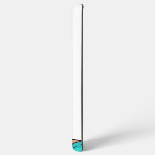 驚いた女 SAMSUNG GALAXYケース (裏面横)