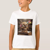 驚いた学者 Tシャツ (正面)