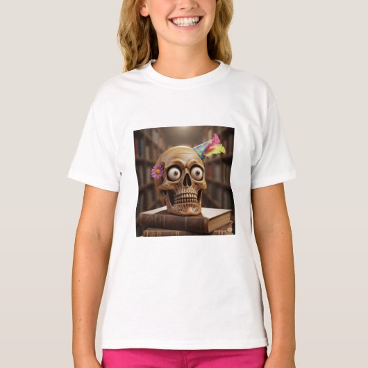 驚いた学者 Tシャツ (正面)