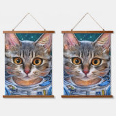 驚いた宇宙宇宙飛行士 吊り下げ型タペストリー (ダブル)