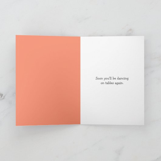 驚いた幼い男の子がお尻交換に カード (内部)