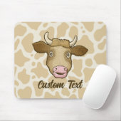 驚いた牛のマウスパッド マウスパッド (マウス)
