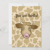 驚いた牛の招待状 招待状 (裏面)