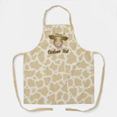 驚いた牛エプロン エプロン (正面)