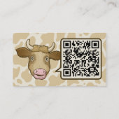 驚いた牛名刺 名刺 (裏面)