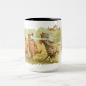 驚いた猫たちルイワーイン マグカップ (中央)