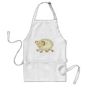 驚いた羊 スタンダードエプロン (正面)