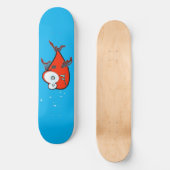驚いた魚のスケートボードデッキ スケートボード (正面)